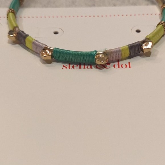 Stella and Dot Colorblock cuff Citron - Picture 3 of 3